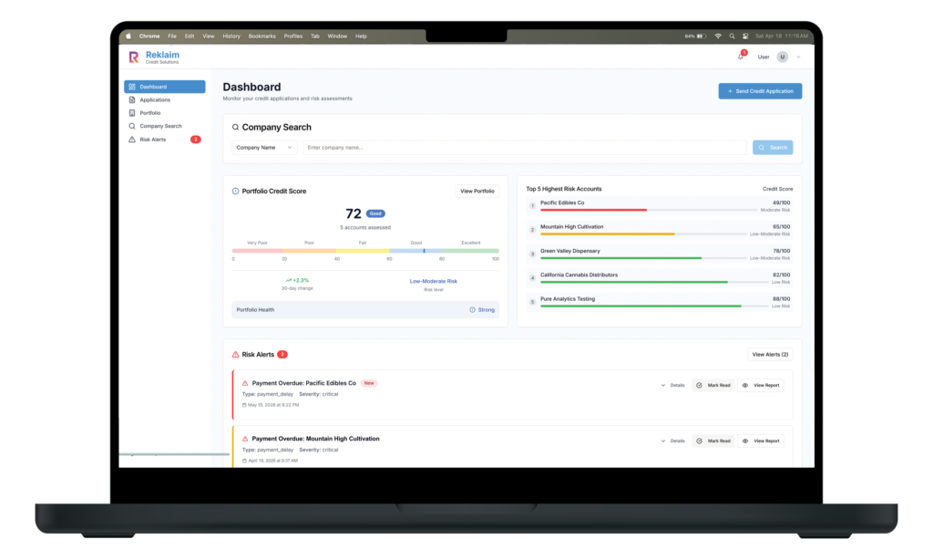 Credit dashboard